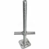 Metaltech Galvanized 24" Screw Jack w/ Plate - Hollow - M-MBSJP24H