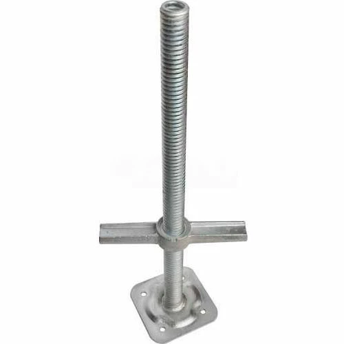 Metaltech Galvanized 24" Screw Jack w/ Plate - Hollow - M-MBSJP24H 3 Metaltech Galvanized 24" Screw Jack w/ Plate - Hollow - M-MBSJP24H