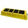 US Roto Molding 1 Step Plastic Step Stand Long - Yellow 66-1/2"W x 26-1/2"D x 10"H - NLST-1 YEL -Ladders Sales Store PD5 NLST 1 YEL