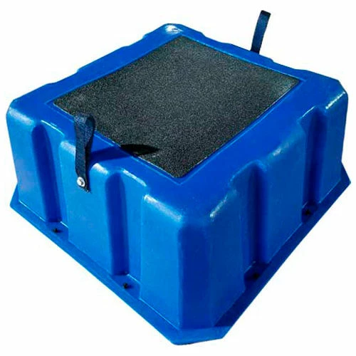 US Roto Molding 1 Step Nestable Plastic Step Stand - Blue 25"W x 25"D x 10"H - NST-1 BL 3 US Roto Molding 1 Step Nestable Plastic Step Stand - Blue 25"W x 25"D x 10"H - NST-1 BL