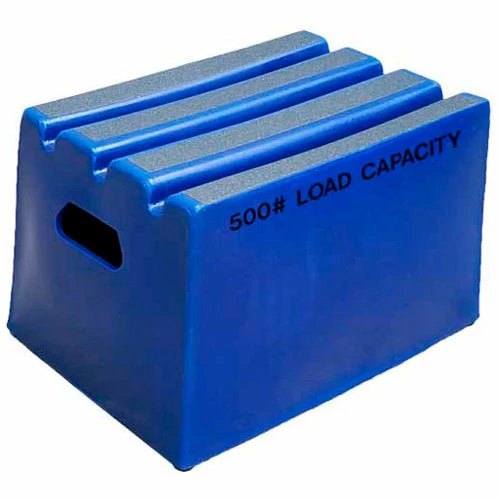 US Roto Molding 1 Step Plastic Step Stand - Blue 19-1/2"W x 14"D x 12"H - ST-1 BL 3 US Roto Molding 1 Step Plastic Step Stand - Blue 19-1/2"W x 14"D x 12"H - ST-1 BL