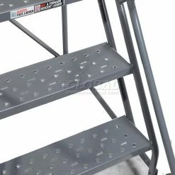 Tri-Arc 2 Step Steel 16"W Step Tilt And Roll Ladder - Perforated Tread - KDTF102166 21 Tri-Arc 2 Step Steel 16"W Step Tilt And Roll Ladder - Perforated Tread - KDTF102166 -Ladders Sales Store PS Step Details 1