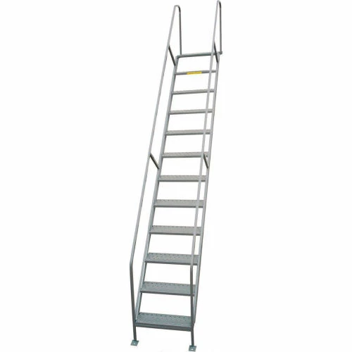 P.W. Platforms 6 Step Steel Access Stairway, 24" Step Width - PWSW6H24 3 P.W. Platforms 6 Step Steel Access Stairway, 24" Step Width - PWSW6H24