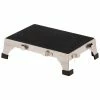 Clinton Industries Clinton™ SS-190 Stainless Steel Stacking Step Stool, 18"W x 12"D x 5-1/4"H -Ladders Sales Store SS 190