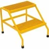 Vestil Aluminum Yellow Step Stand - 2 Step Welded - SSA-2-Y -Ladders Sales Store SSA 2 Y 01