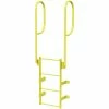Tri-Arc 4 Step Steel Walk Through With Handrails Fixed Access Ladder, Yellow - WLFS0204-Y 2 Tri-Arc 4 Step Steel Walk Through With Handrails Fixed Access Ladder, Yellow - WLFS0204-Y -Ladders Sales Store TRC WLFS0204Y 01
