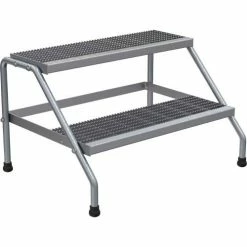 Vestil Aluminum Wide Step Stand - 2 Step - SSA-2W-KD 9 Vestil Aluminum Wide Step Stand - 2 Step - SSA-2W-KD -Ladders Sales Store VEI SSA 2W KD