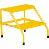 Vestil Aluminum Yellow Wide Step Stand - 2 Step Welded - SSA-2W-Y -Ladders Sales Store VEI SSA 2W Y
