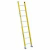 Werner 8' Type 1AA Fiberglass Round Rung Straight Ladder 7108-1 2 Werner 8' Type 1AA Fiberglass Round Rung Straight Ladder 7108-1 -Ladders Sales Store WER 7108 1