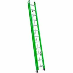 Werner 24' Fiberglass AERO Box Rail Extension Ladder IAA