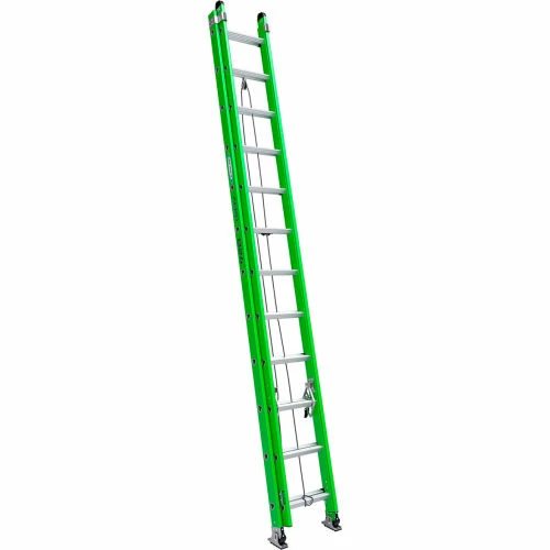 Werner 24' Fiberglass AERO Box Rail Extension Ladder IAA 3 Werner 24' Fiberglass AERO Box Rail Extension Ladder IAA
