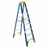 Werner 8' Type 1AA Fiberglass Electricians JobStation Ladder 375 lb. Cap - OBEL08 1 Werner 8' Type 1AA Fiberglass Electricians JobStation Ladder 375 lb. Cap - OBEL08 -Ladders Sales Store WER OBEL08